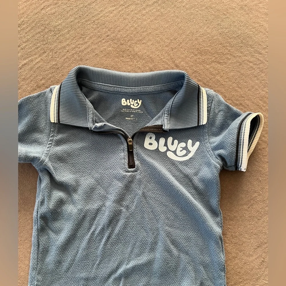 🌸4/$25 Bluey Blue T-shirt and Shorts Set - Picture 2 of 6